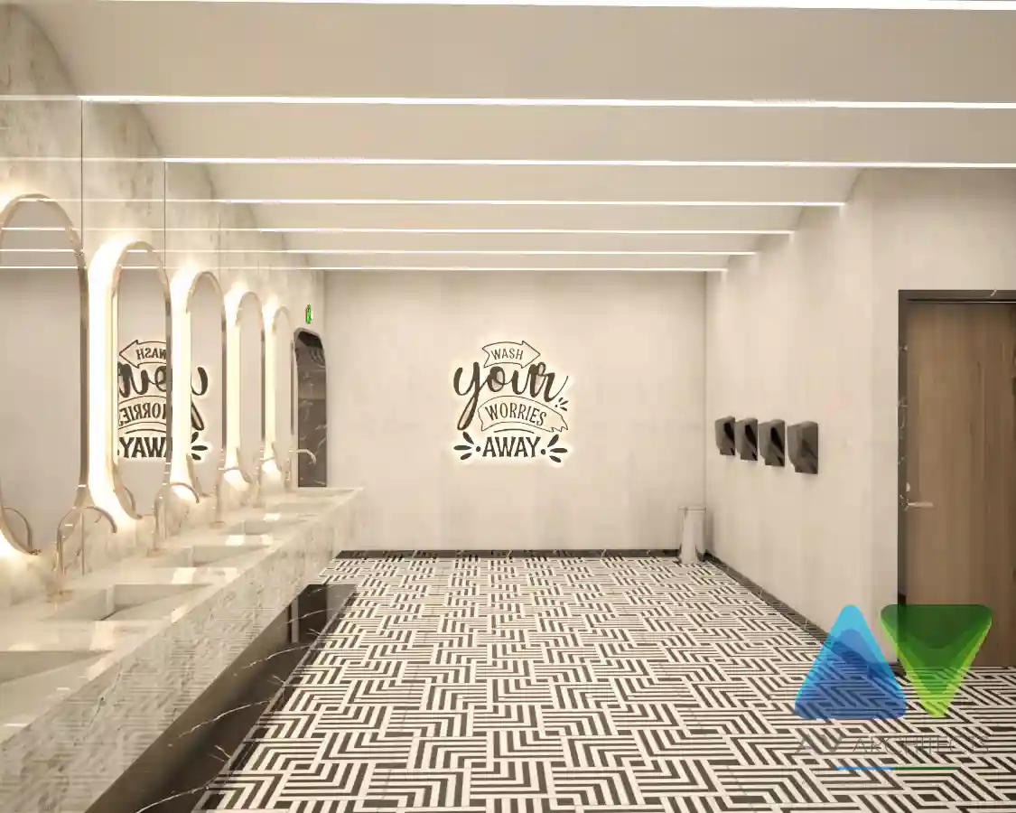 Toilets commercial Interior Project